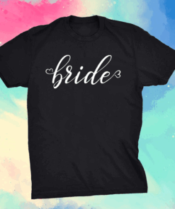 Bride and Groom Matching Outfits Wedding Just Married Shirt