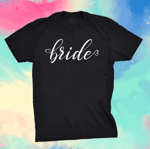 Bride and Groom Matching Outfits Wedding Just Married Shirt