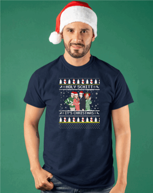 Schitt Creek Holy Schitt It’s Christmas Tee Shirts