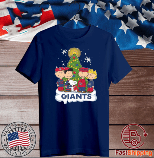 Snoopy The Peanuts New York Giants Gift T-Shirt