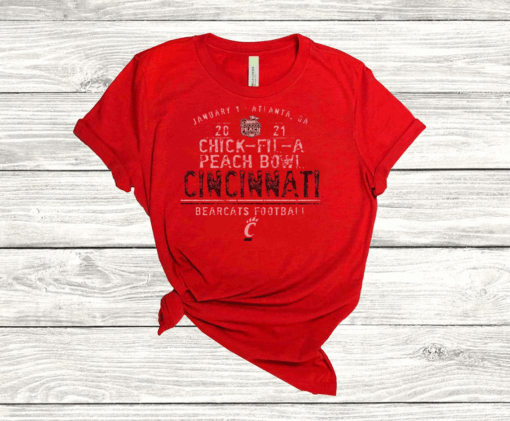 Chick-Fil-A Peach Bowl 2021 Distressed Shirt