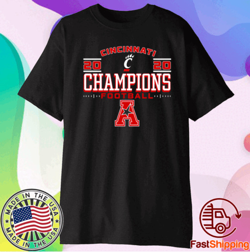 Official Cincinnati Bearcats AAC Football Champs 2021 Shirt