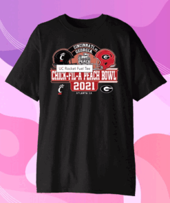 Cincinnati VS Georgia Peach Bowl Us 2020 T-Shirt