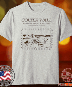 Colter wall merch colter wall western swing and waltzes album t-shirt