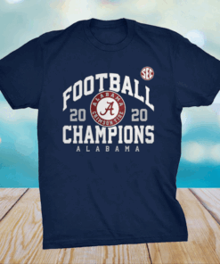 Crimson Alabama Crimson Tide 2020 SEC Football Champions T-Shirt