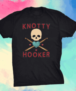 Crochet Knotty Hooker Skull T-Shirt