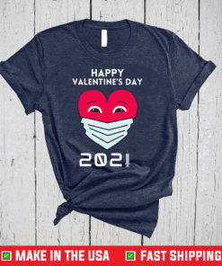 Dabbing Heart In A Mask Happy Valentines Day 2021 Shirt