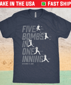 Five Bombs In One Inning Shirt