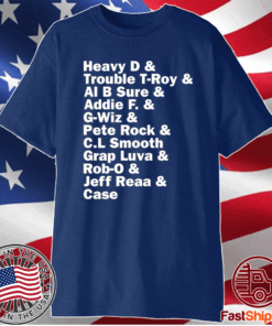 Heavy D And Trouble T-Roy And Al B Sure And Addie F And G-wiz T-Shirt