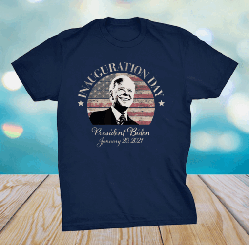 Inauguration Day 2021 46th President Joe Biden Commemorative T-Shirt