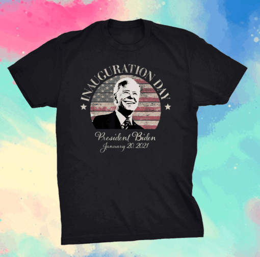 Inauguration Day 2021 46th President Joe Biden Commemorative T-Shirt