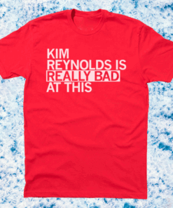 KIM REYNOLDS IS REALLY BAD AT THIS SHIRT