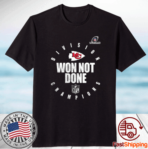 KC Chiefs 2020 AFC West Division Champions Won Not Done T-Shirt