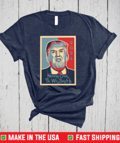 LCEMCOLDAE Trump 2024 Nothin'S Over Til We Say It is Cotton T-Shirt Impeach Trump Anti Trump Tshirt