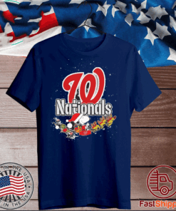 Washington Nationals Snoopy Christmas For T-Shirt