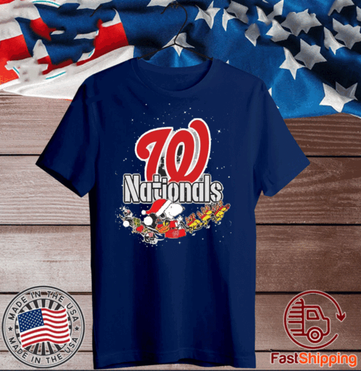 Washington Nationals Snoopy Christmas For T-Shirt