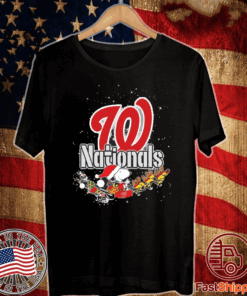 Washington Nationals Snoopy Christmas For T-Shirt