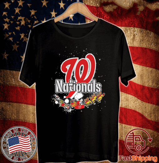 Washington Nationals Snoopy Christmas For T-Shirt