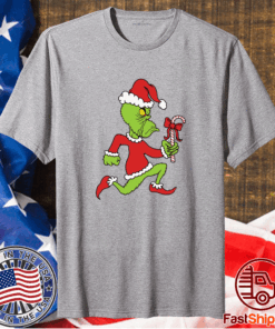 Merry fuckin x mas Grinch Christmas Shirt