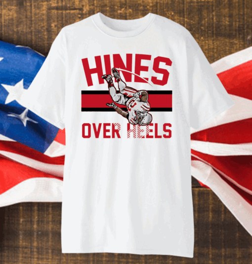 Nyheim Hines over heels shirt