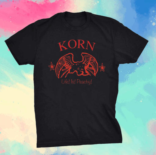 Orchid Dance Tonight Korn Life Is Peachy shirt