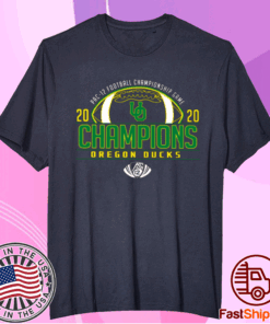 Oregon Ducks 2020 PAC-12 Football Champions T-Shirt