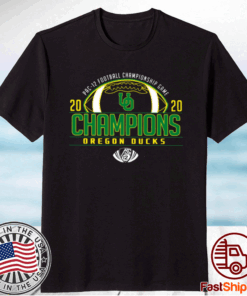 Oregon Ducks 2020 PAC-12 Football Champions T-Shirt