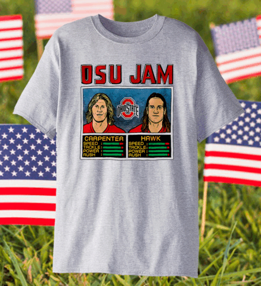 Osu Jam Ohio State Carpenter Hawk Shirt