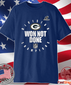 Official Packers NFC North Champions 2020 Won Not Done Shirts