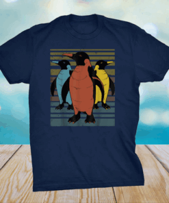 Penguin Shirt Vintage Retro Style Penguin T-Shirt
