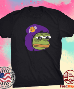 Pepe the frog Lakers T-Shirt