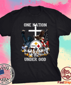 Pittsburgh Steelers One Nation Under God American Flag Shirt