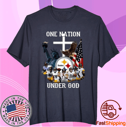 Pittsburgh Steelers One Nation Under God American Flag Shirt