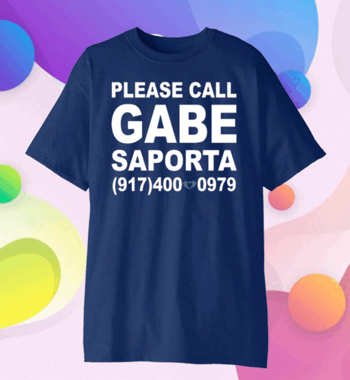 Please Call Gabe Saporta Classic T-Shirt