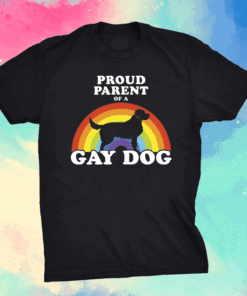 Proud parent of a gay dog shirt