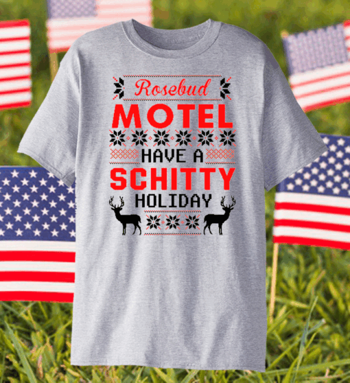 Rosebud Motel Have A Schitty Holiday Christmas T-Shirt