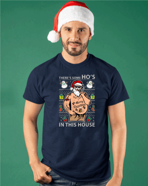 Santa Wap There’s Some Ho’s In This House Christmas T-Shirt