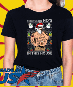 Santa Wap There’s Some Ho’s In This House Christmas T-Shirt