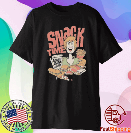 Scooby doo shaggy snack time t-shirt