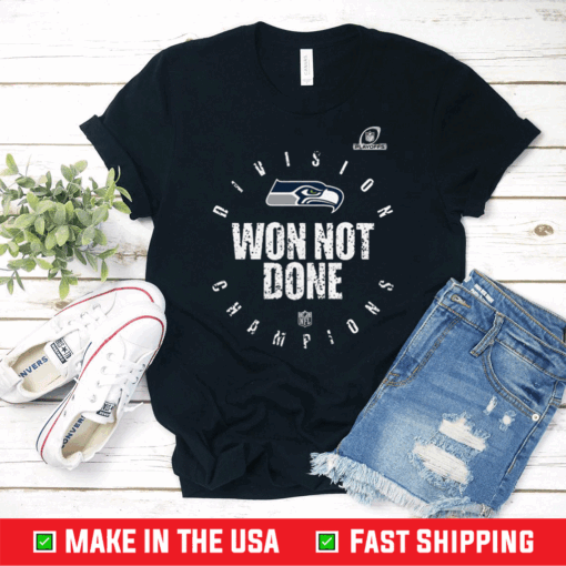 Seahawks Nfc West Champions We Not Done Shirt