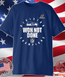 Seatle seahawks champions 2020 Won Not Done T-Shirt