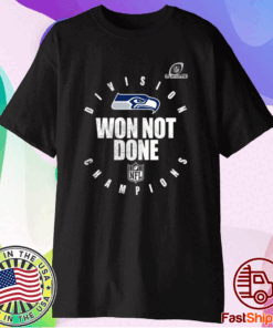 Seatle seahawks champions 2020 Won Not Done T-Shirt