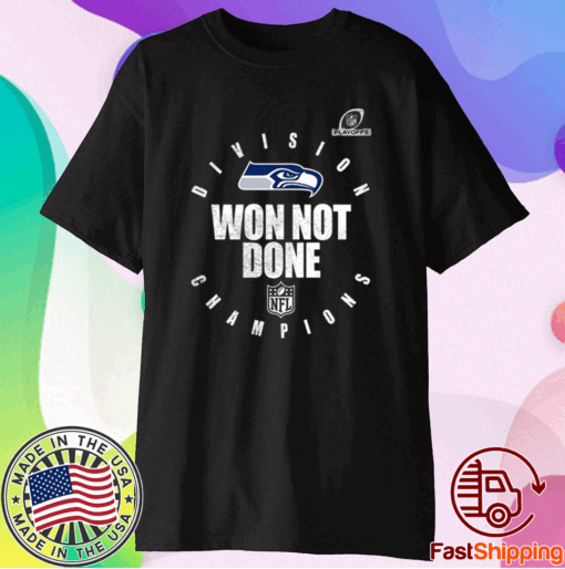 Seatle seahawks champions 2020 Won Not Done T-Shirt