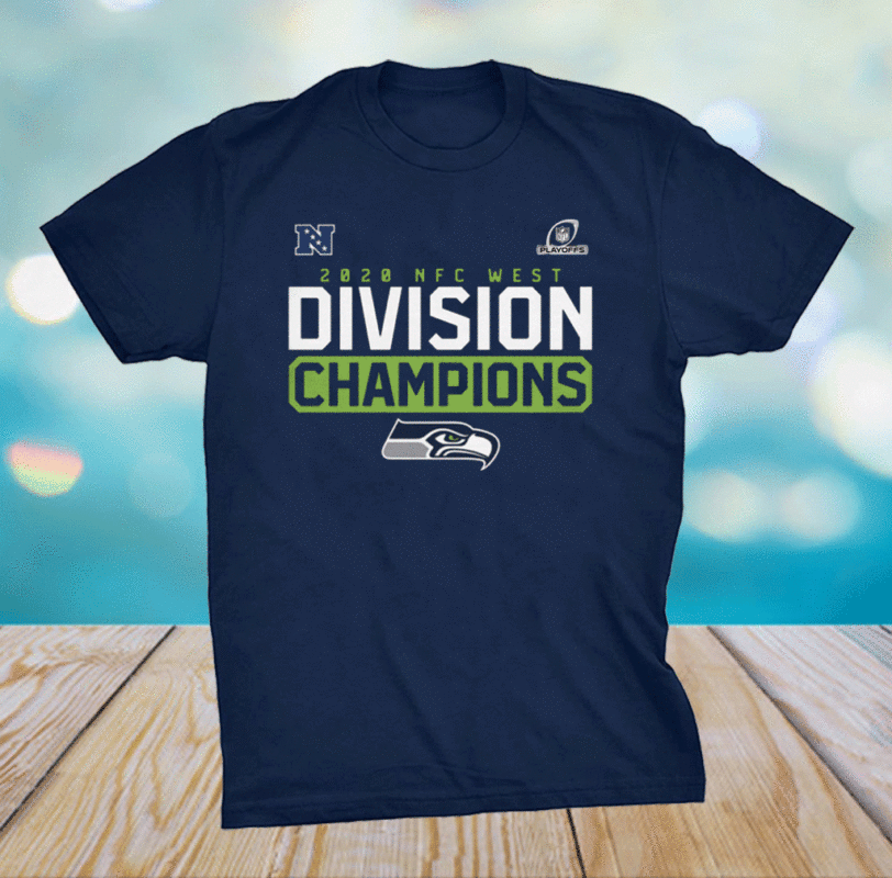 Seattle Seahawks 2020 NFC West Division Champions T-Shirt ...