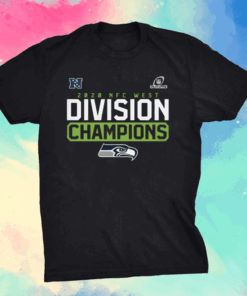 Seattle Seahawks 2020 NFC West Division Champions T-Shirt