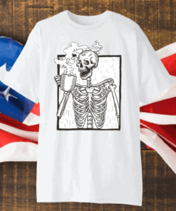Skeleton Coffee Shirt