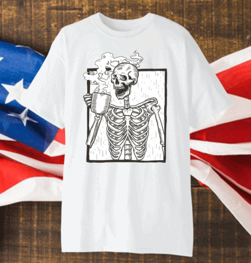 Skeleton Coffee Shirt