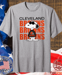 Snoopy Cleveland Browns Browns Browns T-Shirt