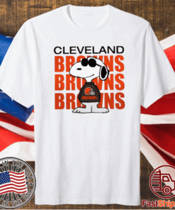 Snoopy Cleveland Browns Browns Browns T-Shirt