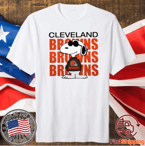 Snoopy Cleveland Browns Browns Browns T-Shirt